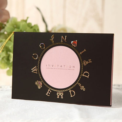 招待状セット ジュリエッタ ゴールド【結婚式 ペーパー 招待状】