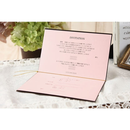 招待状セット ジュリエッタ ゴールド【結婚式 ペーパー 招待状】