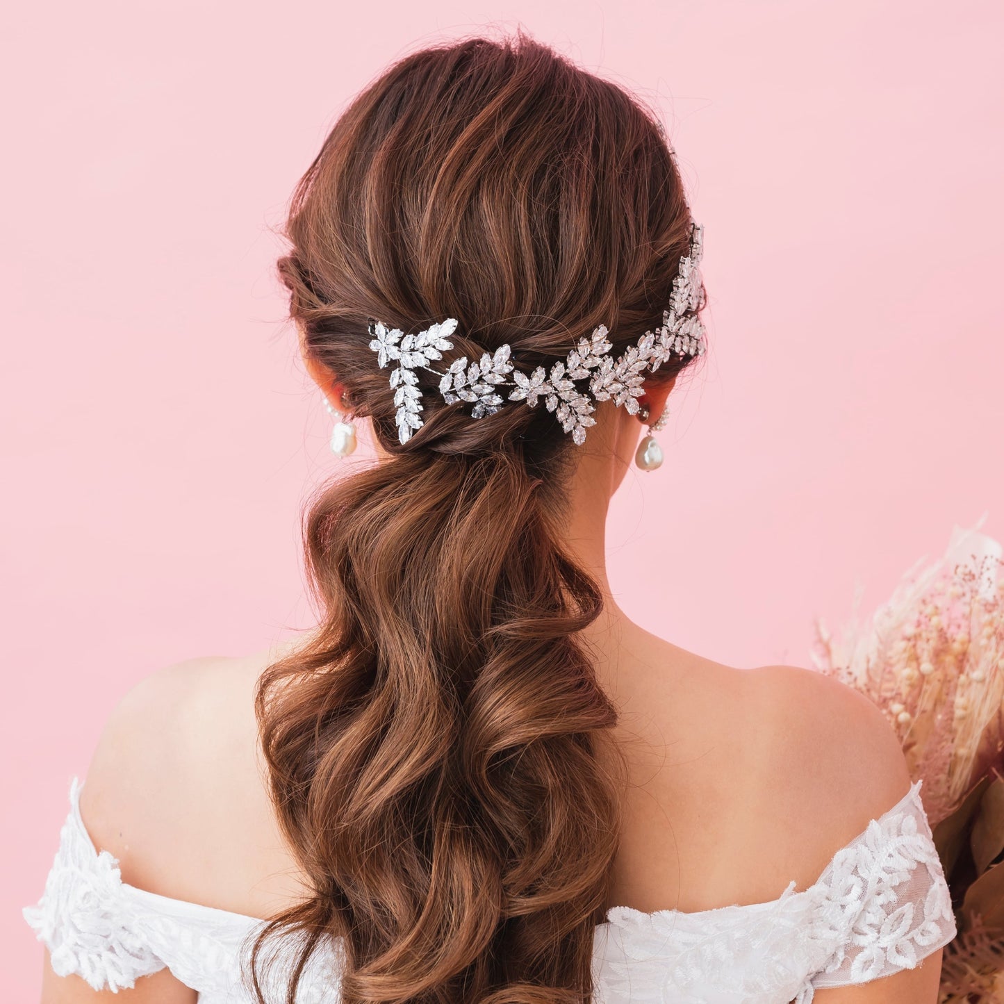 【ヘッドドレス】Sophia ジルコニアワイヤーヘッドドレス 1026 【結婚式　ヘアアクセサリー】