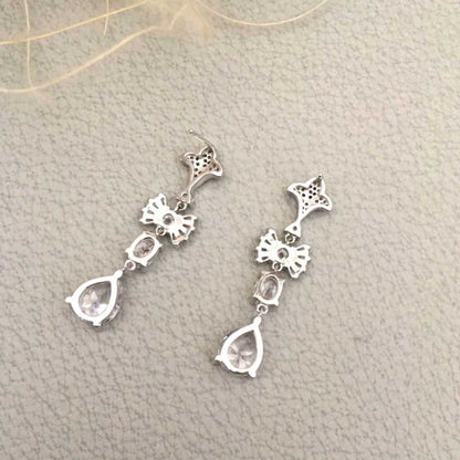 【ピアス・イヤリング】spread ジルコニアピアス/ブライダルアクセサリー 【結婚式 ピアス イヤリング】