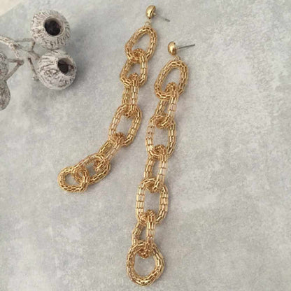 【ピアス・イヤリング】chain ロングピアス/ブライダルアクセサリー 【結婚式 ピアス イヤリング】