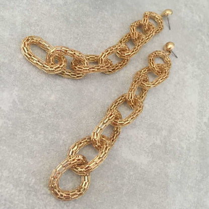 【ピアス・イヤリング】chain ロングピアス/ブライダルアクセサリー 【結婚式 ピアス イヤリング】