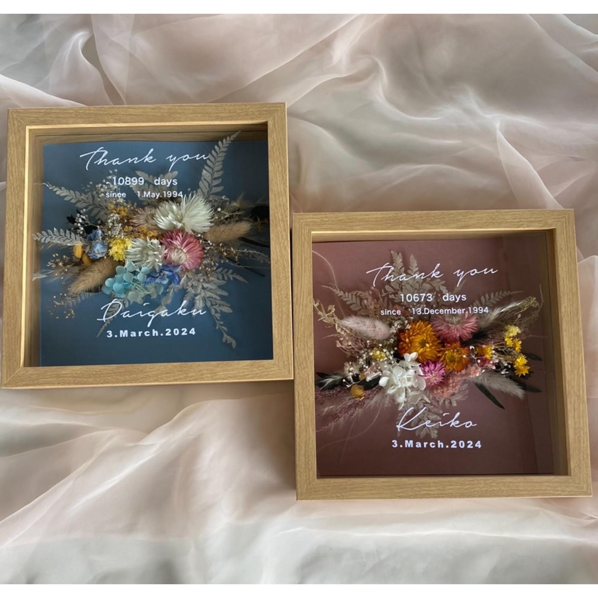 【クリアフレーム】記念日フレーム☆結婚式☆両家贈呈品☆両家プレゼント☆ウェルカム クリアフレーム】記念日フレーム☆結婚式☆両家贈呈品☆両家