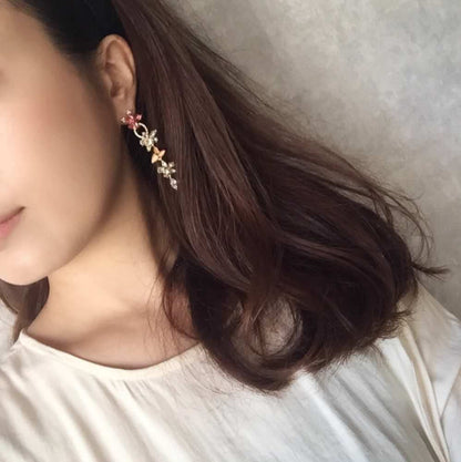 【ピアス・イヤリング】pinpink ピンクピアス/ブライダルアクセサリー 【結婚式 ピアス イヤリング】