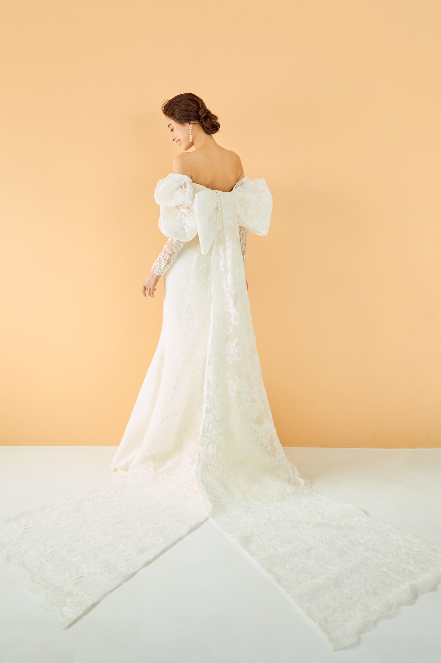 Jiwoo ジウ【ウェディングドレス レンタル】韓国ドレス/LEMERE マーメイドライン【結婚式】