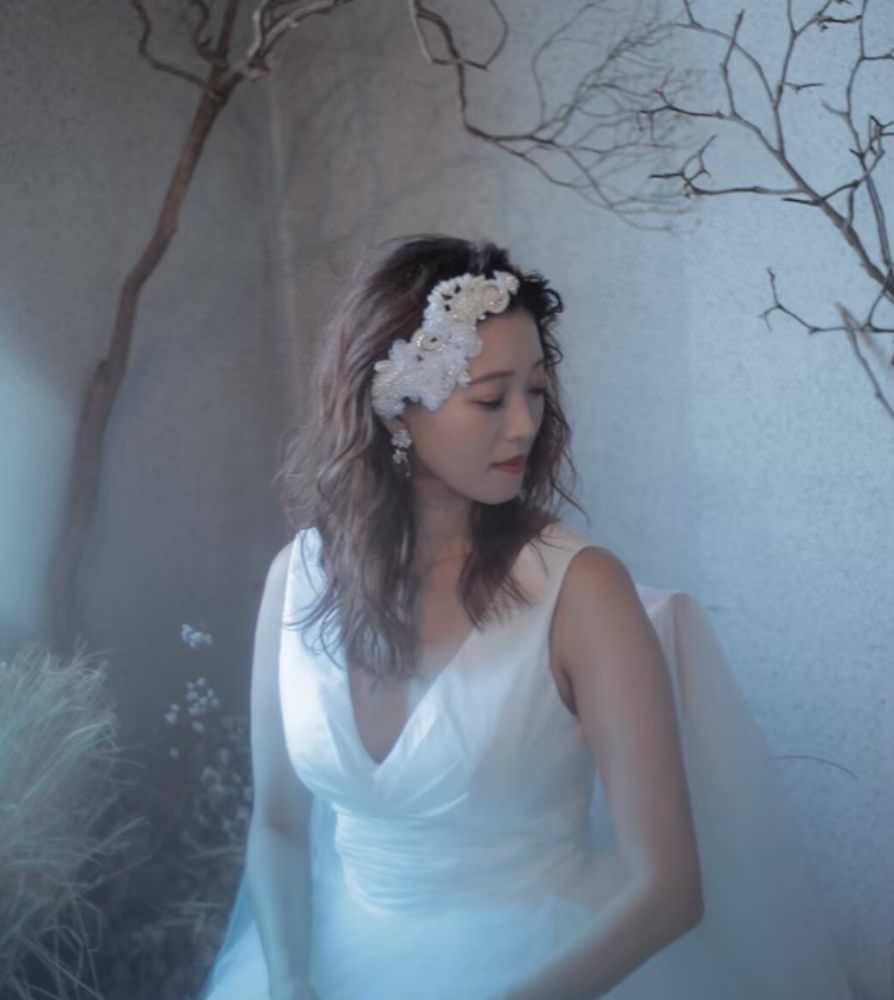 【ヘッドドレス】Cheri 刺繍ヘッドアクセサリー 【結婚式 ヘアアクセサリー】