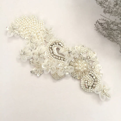 【ヘッドドレス】Cheri 刺繍ヘッドアクセサリー 【結婚式 ヘアアクセサリー】