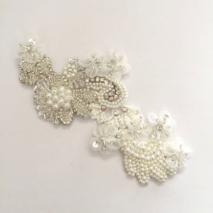 【ヘッドドレス】Desir 刺繍ヘッドアクセサリー/ブライダルアクセサリー 【結婚式　ヘアアクセサリー】