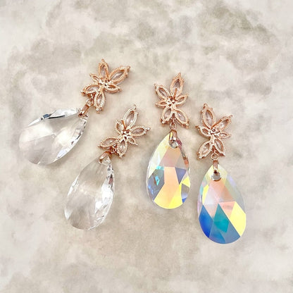【ピアス・イヤリング】オリジナル商品bonheur ジルコニアピアス/ブライダルアクセサリー 【結婚式 ピアス イヤリング】