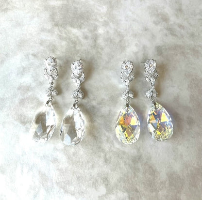 【ピアス・イヤリング】オリジナル商品espoir ジルコニアピアス/ブライダルアクセサリー 【結婚式 ピアス イヤリング】