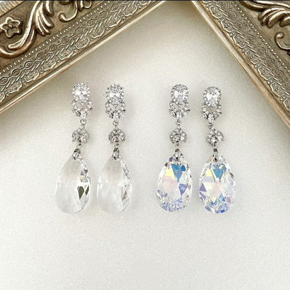 【ピアス・イヤリング】オリジナル商品espoir ジルコニアピアス/ブライダルアクセサリー 【結婚式 ピアス イヤリング】