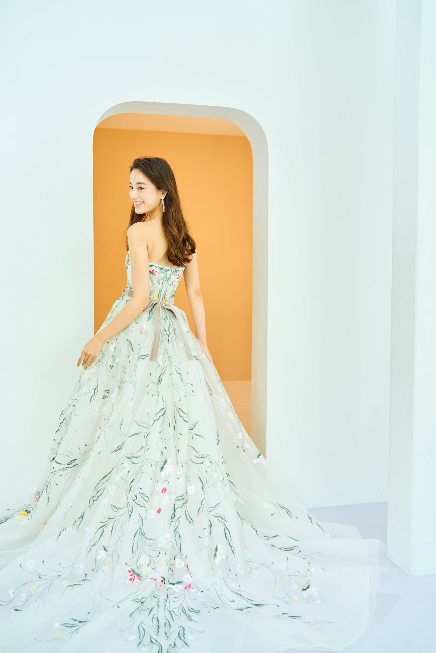 Hanna ハンナ【ウェディングドレス レンタル】韓国ドレス/LEMERE Aライン【結婚式】