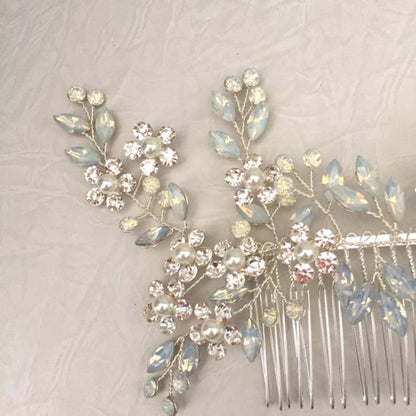 【ヘッドドレス】opal ヘッドアクセサリー/ブライダルアクセサリー 【結婚式 ヘアアクセサリー】