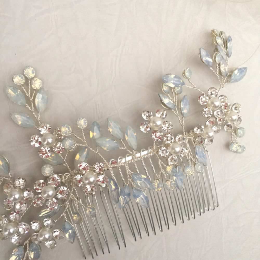 【ヘッドドレス】opal ヘッドアクセサリー/ブライダルアクセサリー 【結婚式 ヘアアクセサリー】