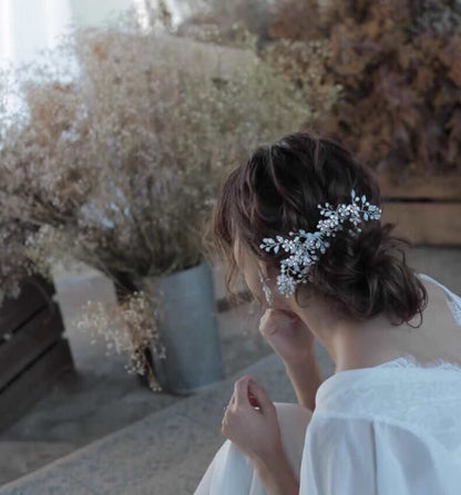 【ヘッドドレス】opal ヘッドアクセサリー/ブライダルアクセサリー 【結婚式 ヘアアクセサリー】