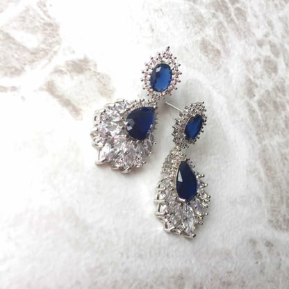 【ピアス・イヤリング】Charmant ジルコニアピアス/ブライダルアクセサリー 【結婚式 ピアス イヤリング】