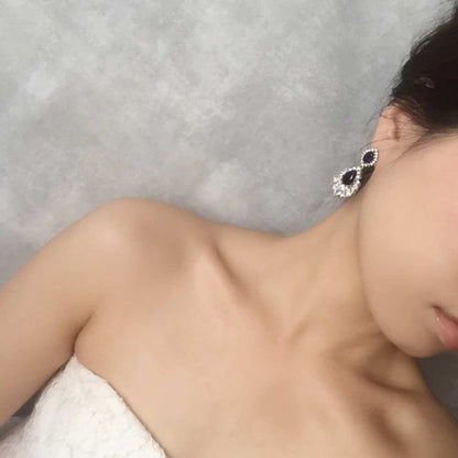 【ピアス・イヤリング】Charmant ジルコニアピアス/ブライダルアクセサリー 【結婚式 ピアス イヤリング】