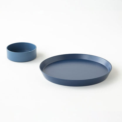 プレートセット(トレー丸・平M)【結婚式 ギフト 引き出物 食器類】