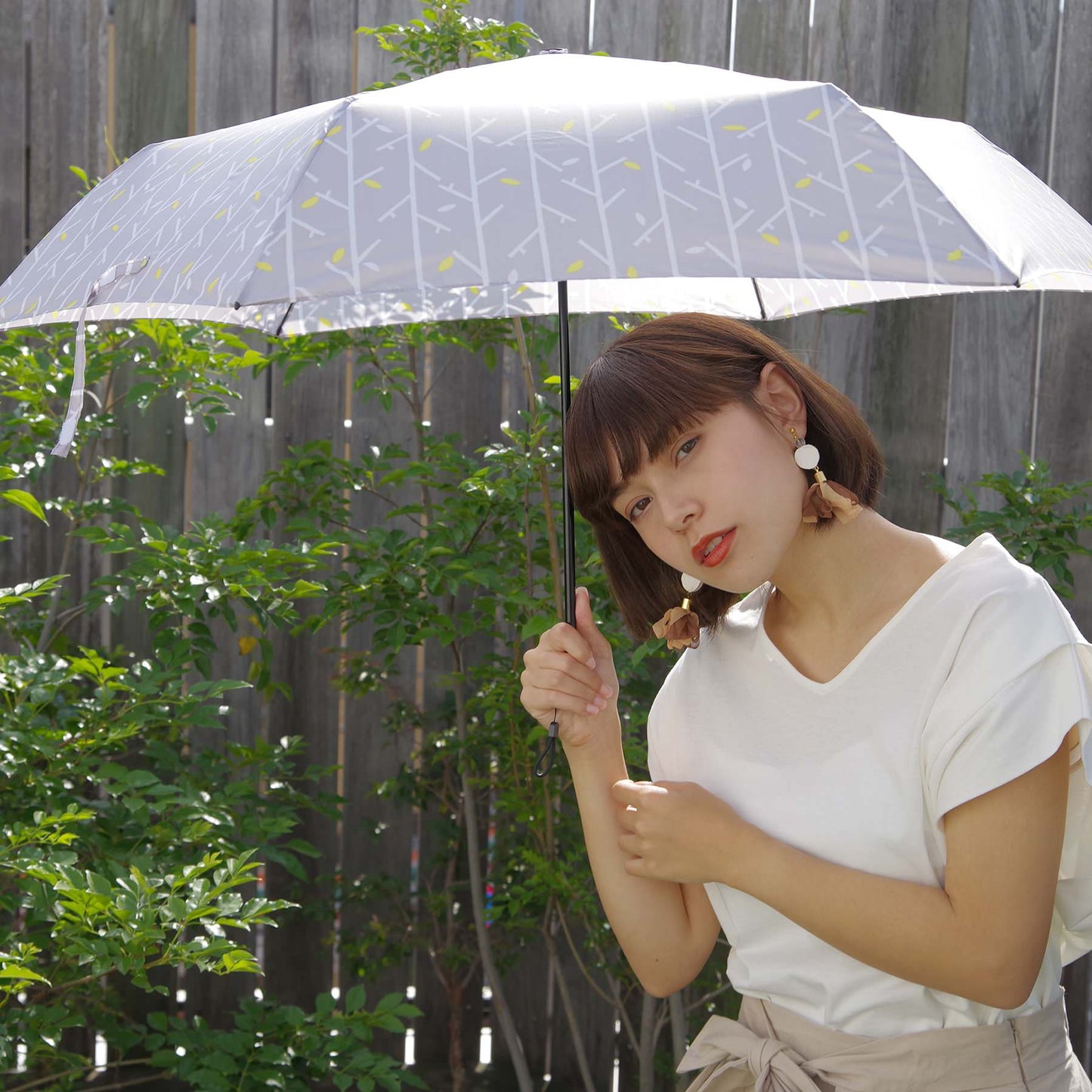柄物カーボン軽量ミニ55 【折りたたみ傘 おすすめ】 【結婚式 引き出物 ギフト】