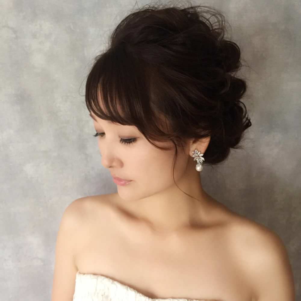 【ピアス・イヤリング】torsion ジルコニアピアス/ブライダルアクセサリー 【結婚式 ピアス イヤリング】