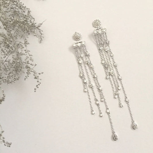 【ピアス・イヤリング】merveilleux ジルコニアピアス/ブライダルアクセサリー 【結婚式 ピアス イヤリング】