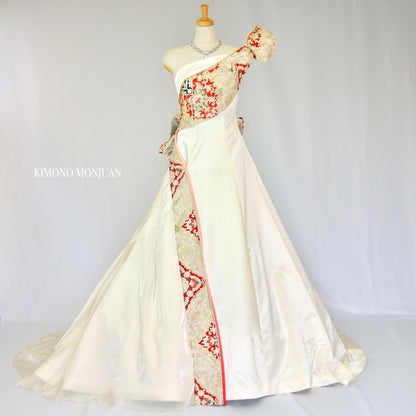 サテンに帯地【結婚式 レンタル】