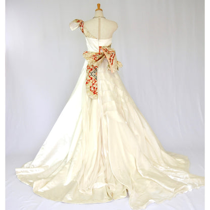 サテンに帯地【結婚式 レンタル】