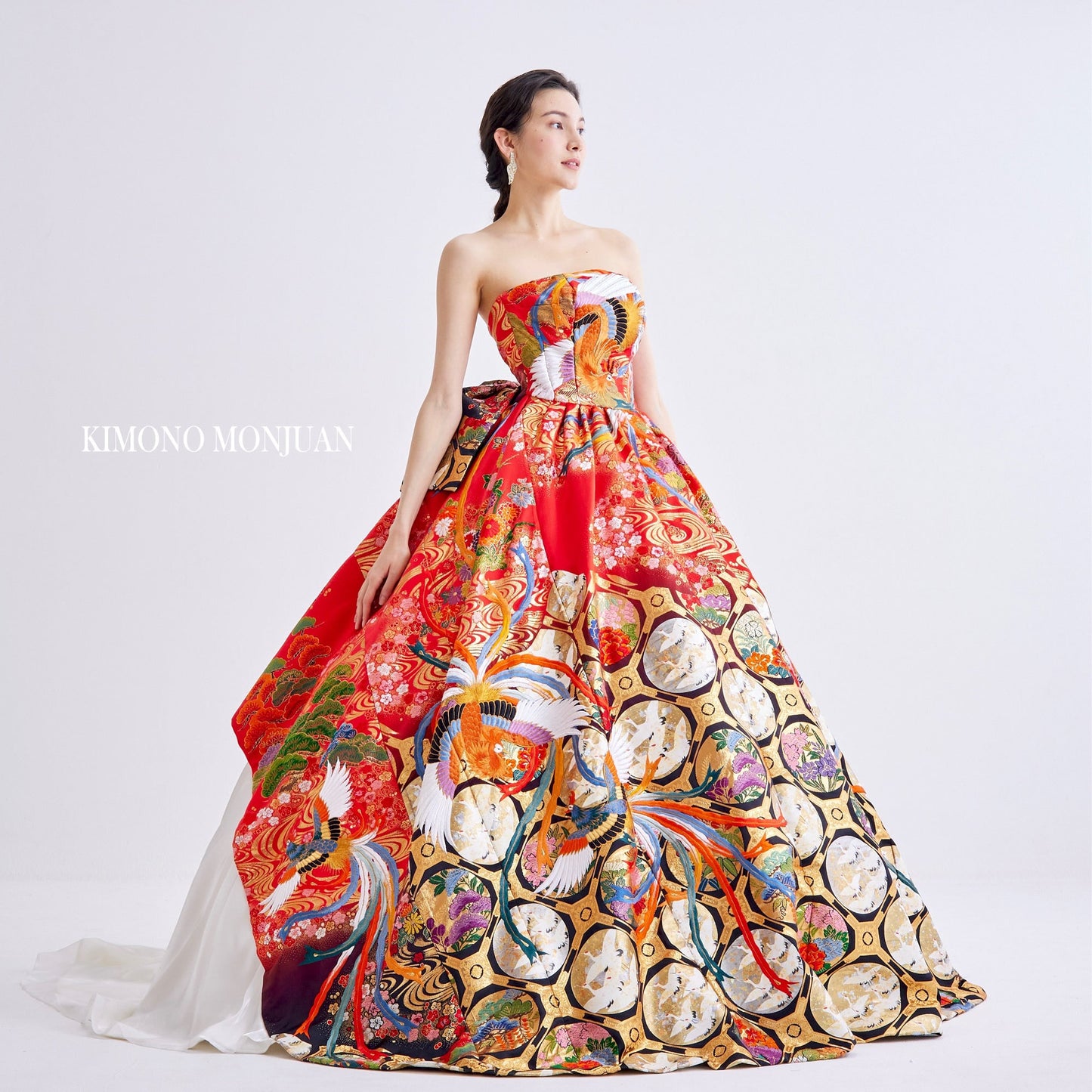 赤鳳凰打掛【結婚式 レンタル】