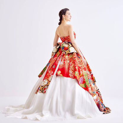 赤鳳凰打掛【結婚式 レンタル】