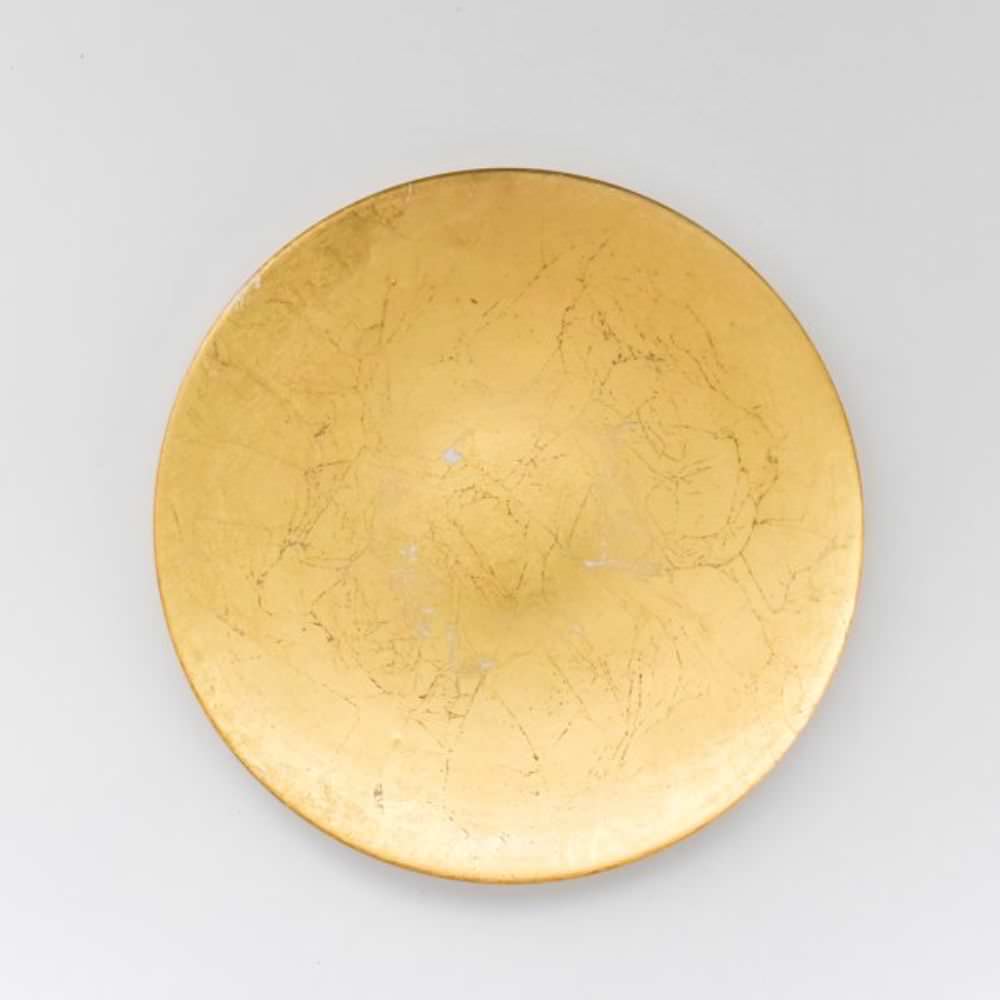 ターキーガラスプレート(ゴールド) 【結婚式 ギフト 引き出物 食器類】