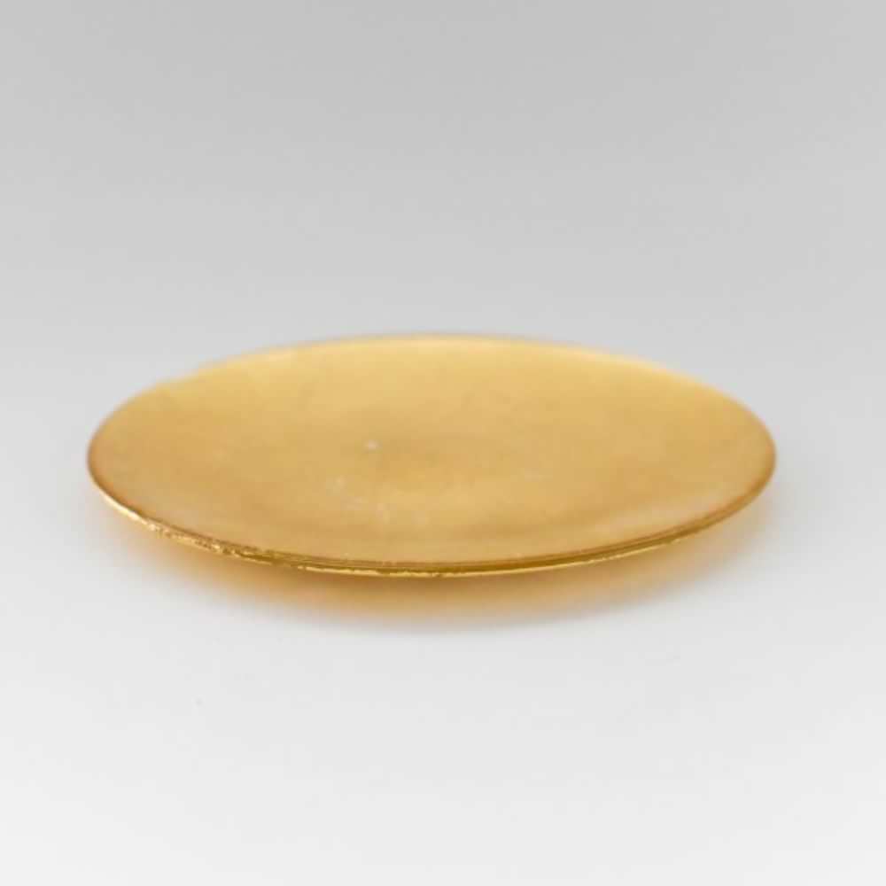 ターキーガラスプレート(ゴールド) 【結婚式 ギフト 引き出物 食器類】