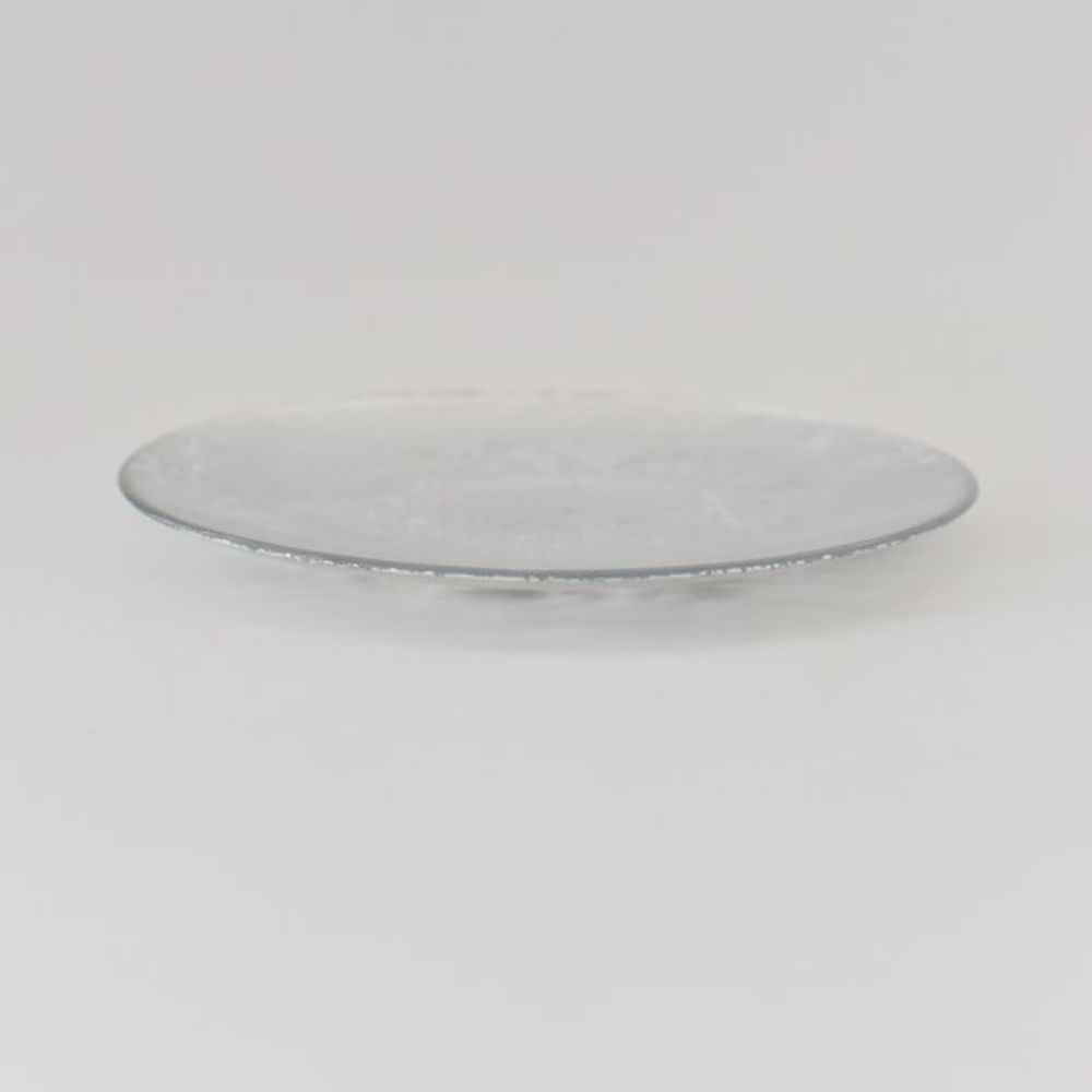 ターキーガラスプレート(シルバー) 【結婚式 ギフト 引き出物 食器類】