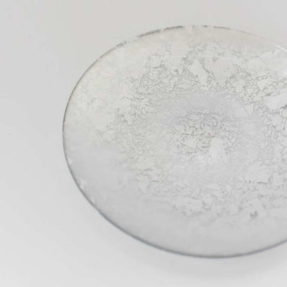 ターキーガラスプレート(シルバー) 【結婚式 ギフト 引き出物 食器類】