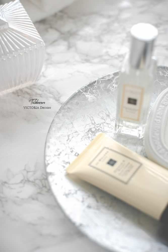 ターキーガラスプレート(シルバー) 【結婚式 ギフト 引き出物 食器類】