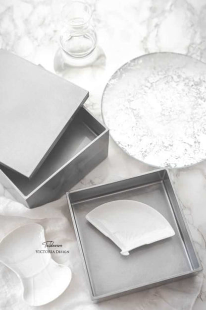 ターキーガラスプレート(シルバー) 【結婚式 ギフト 引き出物 食器類】