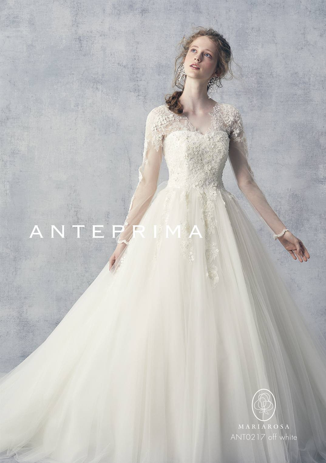 ANTEPRIMAロングスリーブ ANT0217 【ウェディングドレス レンタル】