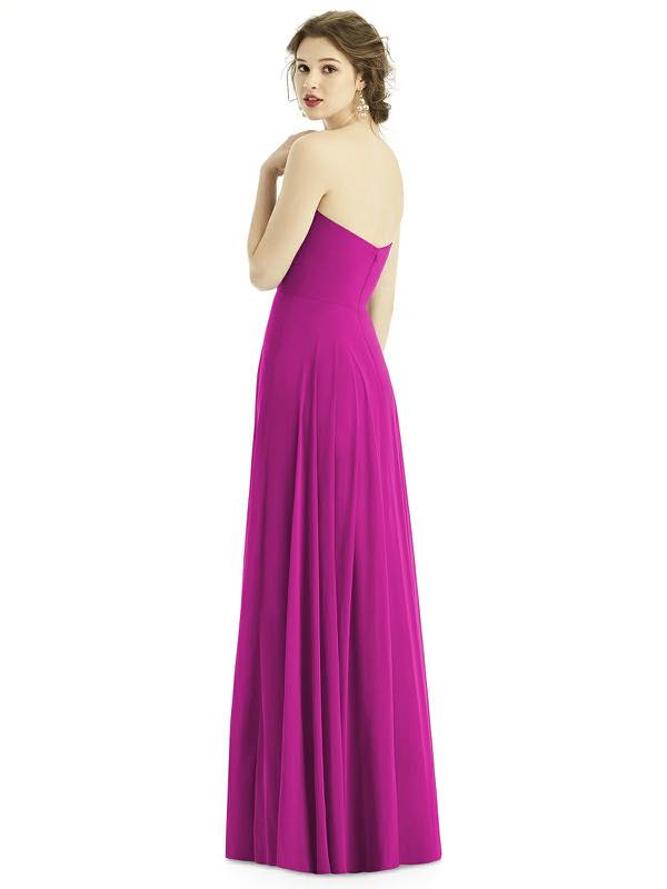 1504 ラグジュアリーシフォン ブライズメイド ロングドレス 82色 【結婚式 ブライズメイド アッシャー オーダーメイド】