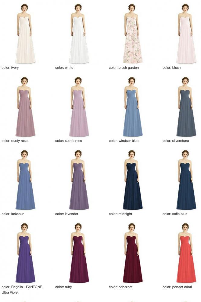 1504 ラグジュアリーシフォン ブライズメイド ロングドレス 82色 【結婚式 ブライズメイド アッシャー オーダーメイド】