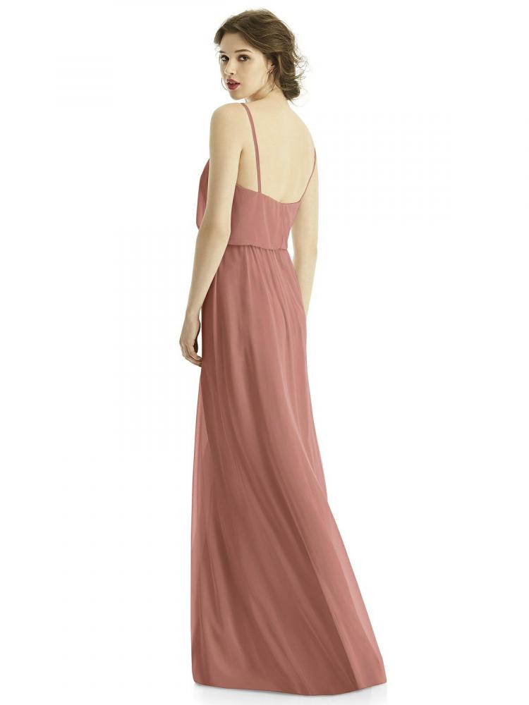 1505 ラグジュアリーシフォン ブライズメイド ロングドレス 82色 【結婚式 ブライズメイド アッシャー オーダーメイド】