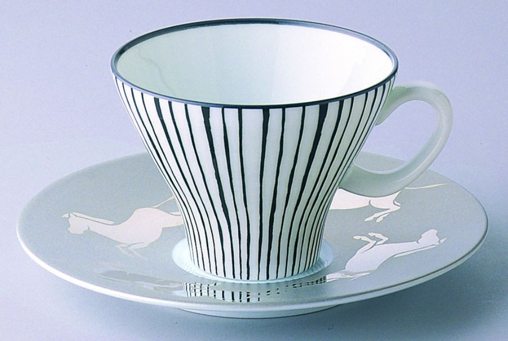 (ゼブラ)コーヒーカップ&ソーサー 【結婚式 ギフト 引き出物 食器類】