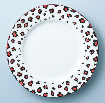 (レオパード)ケーキ皿 【結婚式 ギフト 引き出物 食器類】