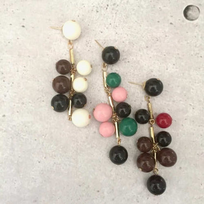 【ピアス・イヤリング】pompom カジュアルピアス/ブライダルアクセサリー 【結婚式 ピアス イヤリング】