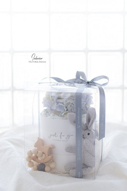 ダイパーケーキ&おくるみ&おもちゃセット(ブルー) 【結婚式 ギフト 内祝い 結婚祝い 出産祝い】