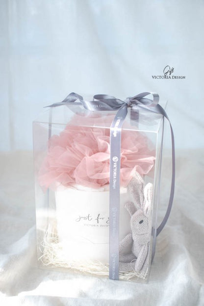 ダイパーケーキ&スカート&ヘアアクセセット(ピンク) 【結婚式 ギフト 内祝い 結婚祝い 出産祝い】