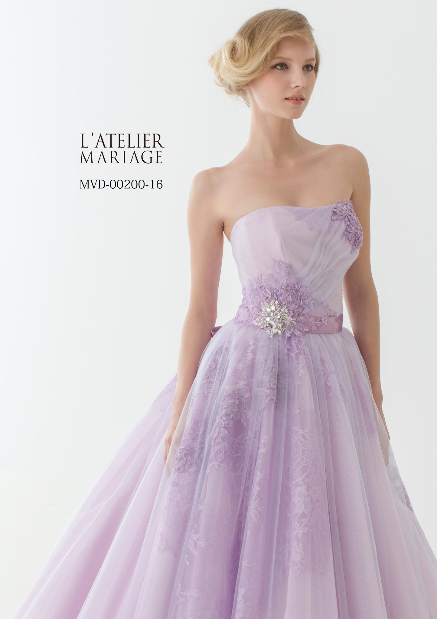 L’ATELIER MARIAGE ラベンダー 【結婚式 カラードレス レンタル】