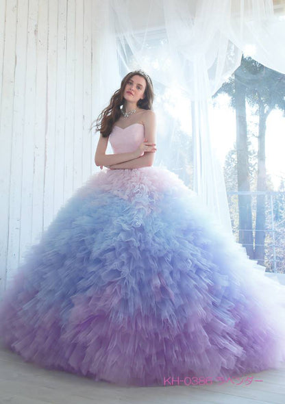 KIYOKO HATAラベンダー KH0386 【結婚式 カラードレス レンタル】