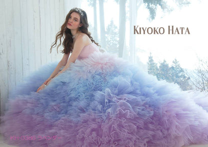 KIYOKO HATAラベンダー KH0386 【結婚式 カラードレス レンタル】