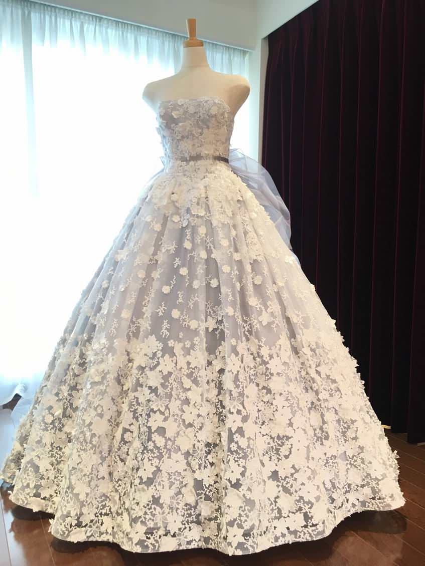 HARDY AMIESグレー HAD-03128 【結婚式 カラードレス レンタル】