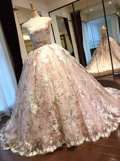 HARDY AMIESピンク HAD-03150 【結婚式 カラードレス レンタル】