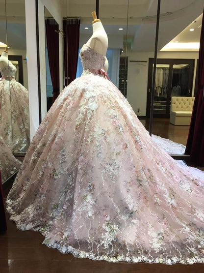 HARDY AMIESピンク HAD-03150 【結婚式 カラードレス レンタル】